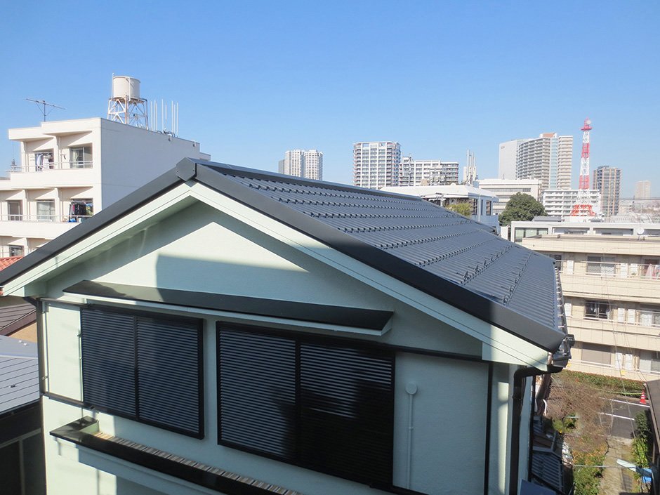 屋根の葺き替え工事